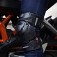 thumbnail image 4 of 2x Motorcycle Knee Pads K01-3 for pads motocross Motocross Racing 2pcs motorcycle knee Reflective Black, 4 of 9