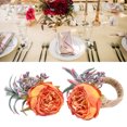 thumbnail image 2 of Sonew 2Pcs Innovative Napkin Buckle Simulation Flower Napkin loop Holder for Hotel Restaurant,Napkin Supplies, 2 of 8