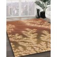 thumbnail image 3 of Ahgly Company Tapis de Zone Carré Lavable en Machine Jaune Orange, 6 Pieds Carré, 3 of 7