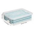 thumbnail image 3 of Mini Ice Tray With Lid Freezer 3 Packs Upgraded To 123X3 Small Circular Ice Tray For Easy Release Mini Ice Maker Crushed Ice Tray For Cool Coffee Drinks, 3 of 6