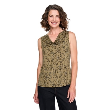 Iyla Women's Sleeveless Cowl-Neck Top