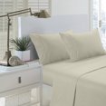 thumbnail image 2 of Martha Collection 1800 Series Embossed Deep Pocket Sheet Set - Super Soft & Wrinkle Free - Luxurious Bed Sheets Set (Full, Ivory), 2 of 2