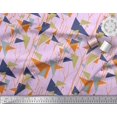 thumbnail image 2 of Soimoi Poly Georgette Fabric Dot,Branches & Triangle Geometric Print Fabric by The Yard 52 Inch Wide, 2 of 3