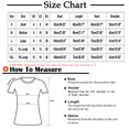 thumbnail image 3 of CEHVOM T-Shirt Dégradé pour Femmes, Col en V, Manches Courtes, Décontracté, 3 of 6