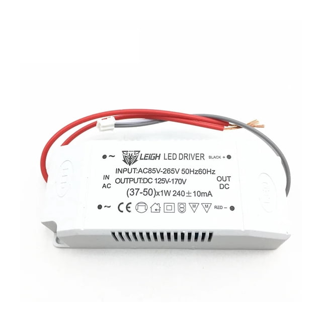 LED Constant Current Driver 1-3W 4-7W 7-12W 12-18W 26-36W 37-50W Power Supply Output 300mA 240mA External For LED Downlight ,Easy to Operate