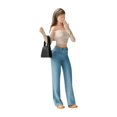 thumbnail image 3 of lionlar 1:64 Model Figures Character Tiny Resin Figures Sand Table Layout Decoration Shoulder Bag Girl, 3 of 9