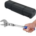 thumbnail image 1 of Digital Adjustable Torque Wrench 5-25 NM 30mm Steel Open End Torque Wrench 9×12mm Interchangeable Head Torque Wrench Car Repair Maintenance Spanner Hand Tool for Bicycle Car, 1 of 11