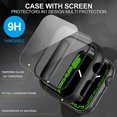 thumbnail image 3 of 2pcs Compatible for  Watch Series 7 41mm Case Ultra-Thin Hard PC Bumper Case All-Around Protective Cover, 3 of 7