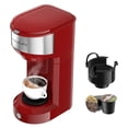 thumbnail image 1 of Gogokids Red Single Serve Coffee Maker with Permanent Filter, 1 of 7
