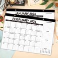 thumbnail image 3 of Calendrier Mural Mensuel Suspendu Délicat, 3 of 9
