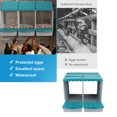 thumbnail image 4 of Chicken Nesting Box, Hens  Box Chicken Egg Laying Box 3 Hole PP Material Roll Out Egg Collection with Removable Design for Hens Chickens Poultry, 4 of 7