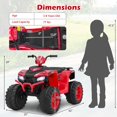 thumbnail image 3 of Costway VTT Électrique 24 V pour Enfants à 4 Roues avec Connexion Sans Fil Rouge, 3 of 10
