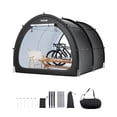 thumbnail image 1 of VEVOR Tente de Rangement Extérieure pour Vélo en Forme d'Éventail, Tente Imperméable pour Vélo pour Vélos 5+, 1 of 9