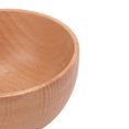 thumbnail image 1 of LHCER Bowl,Wooden Bowl,Round Rice Soup Salad Dining Bowl Utensils Food Container Tableware Kitchen Accessory, 1 of 8