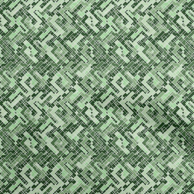 oneOone Silk Tabby Green Fabric Abstract Fabric For Sewing Printed Craft Fabric By The Yard 42 Inch Wide