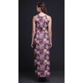 thumbnail image 4 of Bimba Robe Longue Décontractée à Col Licou pour Femme avec Fentes Latérales, Imprimée, Tenue de Soirée - Grand, 4 of 6