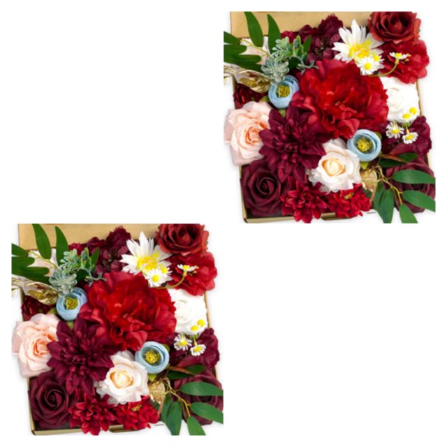 Wweixi Whimsical Blooms Low Maintenance Artificial Flower Collection Realistic 23new style LH008 2Set