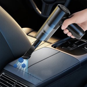 Nettoyeur à vide portatif, Modèle de corded Car Nettoileur à aspirateur portatif Mini Nettoyeur à vide de voiture Big Suction Sans Blowing Nettoileur à cheveux pour petits animaux, Nettoillant à vide pour voiture