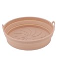 thumbnail image 2 of Air Fryer Silicone Liner,2Pcs Reusable Non Stick Air Fryer Silicone Basket Air Fryers Silicone Pots Foldable Round Silicone Insert Liners With Handle Air Fryer Oven Accessories, 2 of 8