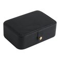 thumbnail image 1 of Canada Day Kcavykas Back to School Season,Double Jewelry Box Earring Storage Jewelry Box Small Jewelry Box-Mini Jewelry Case Double Layer Travel Jewelry Organizer for Women, 1 of 1