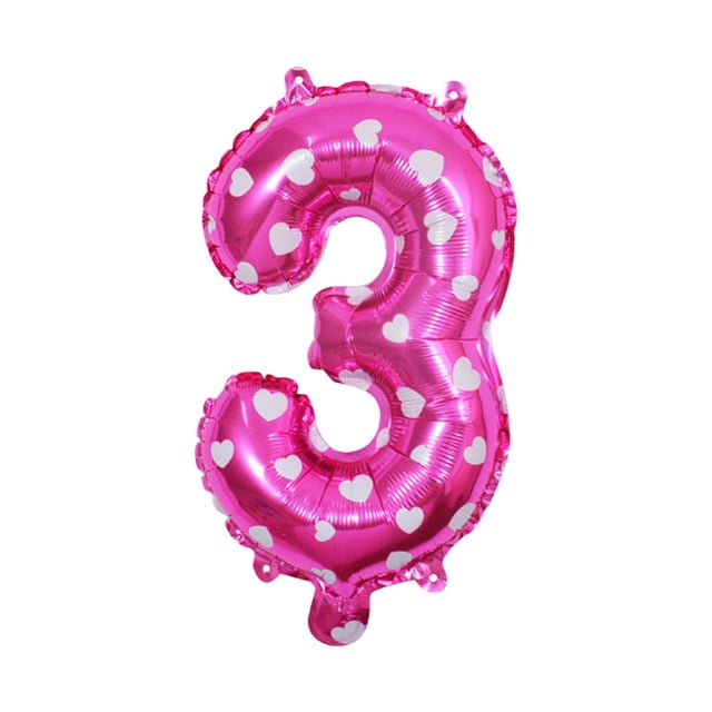fastboy Easy Letter Birthday Party Decorations Balloons For Flexible And Practical Party Planning Durable Pink,3 16 inch