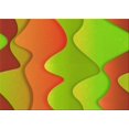 thumbnail image 1 of Ahgly Company Machine Washable Indoor Rectangle Transitional Orange Red Orange Area Rugs, 8' x 10', 1 of 7
