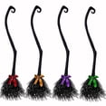 thumbnail image 1 of Halloween Party Decorations Halloween Decoration Witch Flying Broomstick Party Dance Costume Props Witch Broomstick Decoration Plastic Witch Broomstick Witch Broomstick Decoration Props, 1 of 5