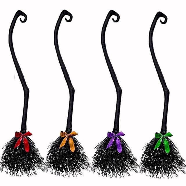 Halloween Party Decorations Halloween Decoration Witch Flying Broomstick Party Dance Costume Props Witch Broomstick Decoration Plastic Witch Broomstick Witch Broomstick Decoration Props