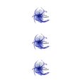 thumbnail image 1 of pitrice 1/2/3/5 Maille Fascinator Femmes Coiffe Prom Maquillage Nuptiale Scène Réglable Performance Photo Coiffe Fille Bande de Cheveux Violet Foncé 3PCS, 1 of 6