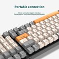 thumbnail image 5 of VONKY Wired Mechanical Keyboard 100 Keys Backlight Office Business Work Laptop Key Board Replacement Upgrade Maintenance Red Switch, 5 of 5
