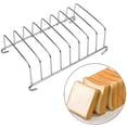 thumbnail image 4 of SSZMDLB Stainless Steel Bread Rack, 8 Hole Mesh Tool Rack Rectangular Storage Box for Oven, Air Fryer, Kitchen Counter, Durable Food Grade Steel Baking Rack, 4 of 8