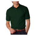 thumbnail image 1 of Jerzees Men's SpotShield Button Down Polo Sport Shirt, Forest M, 1 of 2