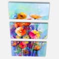 thumbnail image 1 of Designart - Abstract Floral Watercolor Painting - Large Floral Canvas Art Print, 1 of 2