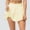 Yellow, variant on Elvqul Skirt for Women Summer Mini Skirt Plain White Pleated Womens Short Skirts Elastic Waisted