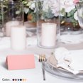 thumbnail image 5 of Uxcell Table Name Place Cards,25 Pack Favor Decor Foldable Blank Card, Pink, 5 of 5