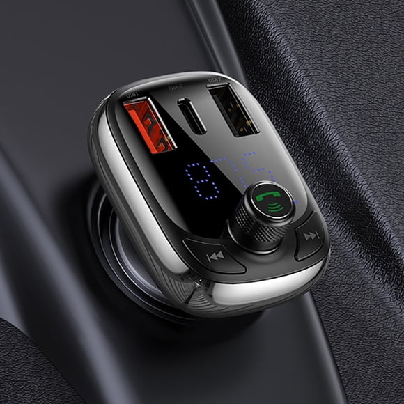 Baseus FM Transmitter Quick Charge 4.0 3.0 QC4.0 QC Fast USB Car Charger Handsfree Bluetooth 5.0 Car Kit MP3 Player FM Modulator