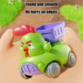 thumbnail image 3 of Feltree Animal Inertia Engineering Toy Car with Chicken Design, Movable Vehicle for Kids Pretend Play and Learning, 3 of 8