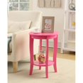 thumbnail image 1 of Convenience Concepts American Heritage Table d'Appoint Ronde, Fini Bois Rose, 1 of 4