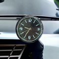 thumbnail image 1 of 4 Inch Dashboard Fluorescent Clock - Mini Car Clock - Attaches To The Dashboard Of Car Or Truck And Has Mini Car Clock ., 1 of 4