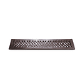 thumbnail image 2 of Air Return Grill 3″ x 24″ with Holes & Screws – Decorative Cast Aluminum HVAC Vent Cover, Tudor Mushroom Design, Powder-Coated Repaintable Wall Ceiling Floor Duct Grille (VR100), 2 of 7
