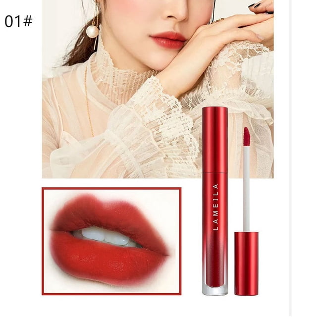 Rouge à Lèvres Beauté, Gloss Hydratant Longue Durée, Rouge à Lèvres Liquide, Rouge à Lèvres pour Femmes
