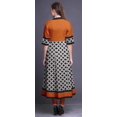 thumbnail image 4 of Bimba Gray Curve Diamond Geometric Print Long Flared A Line Indian Kurtis For Women Party Wear Anarkali Kurta-X-Large, 4 of 5
