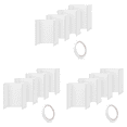 thumbnail image 1 of 12Pcs Trifold Poster Board,21.5x14 Inches Small White Poster Board Comes with Sticky Accessories,Corrugated Presentation, 1 of 5