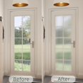 thumbnail image 3 of 45x300cm Reeded Glass Window Film, Window Privacy Film, Frosted Window Vinyl, 3D Decorative Window Decals Non Adhesive for Bathroom Living Room, 3 of 5