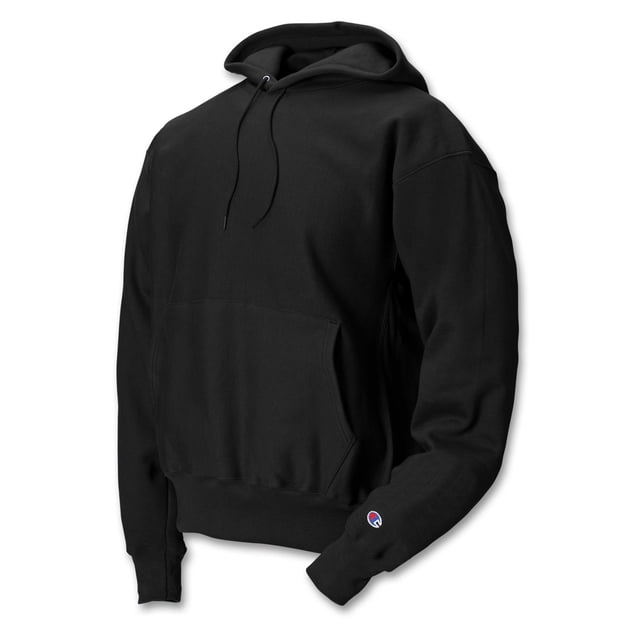 Champion Chandail à Capuchon en Molleton Reverse Weave pour Homme, P, Noir