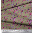 thumbnail image 3 of Soimoi Modal Satin Fabric Brush Stroke Abstract Print Fabric by Yard 42 Inch Wide, 3 of 3