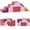 Pink, variant on Qaba Climbing Foam Blocks for Toddlers, 2-Piece Soft Play Foam, Pink