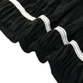 thumbnail image 4 of REGALWOVEN Bed Skirt Polyester Elastic Wrap Around Dust Ruffle, King Black, 4 of 10