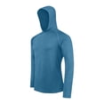 thumbnail image 2 of Handshe Summer Print Hooded Sun Jacket, Lightweight Breathable UPF Sun Protection Long Sleeve with Thumb Holes, Hiking Running Outdoor Wear Rash Guard,Plus Size, 2 of 4