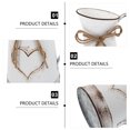 thumbnail image 4 of MasteelfCA Vintage Style Metal Flower Vase Iron Flower Pot Desktop Flower Bucket Ornament, 4 of 8